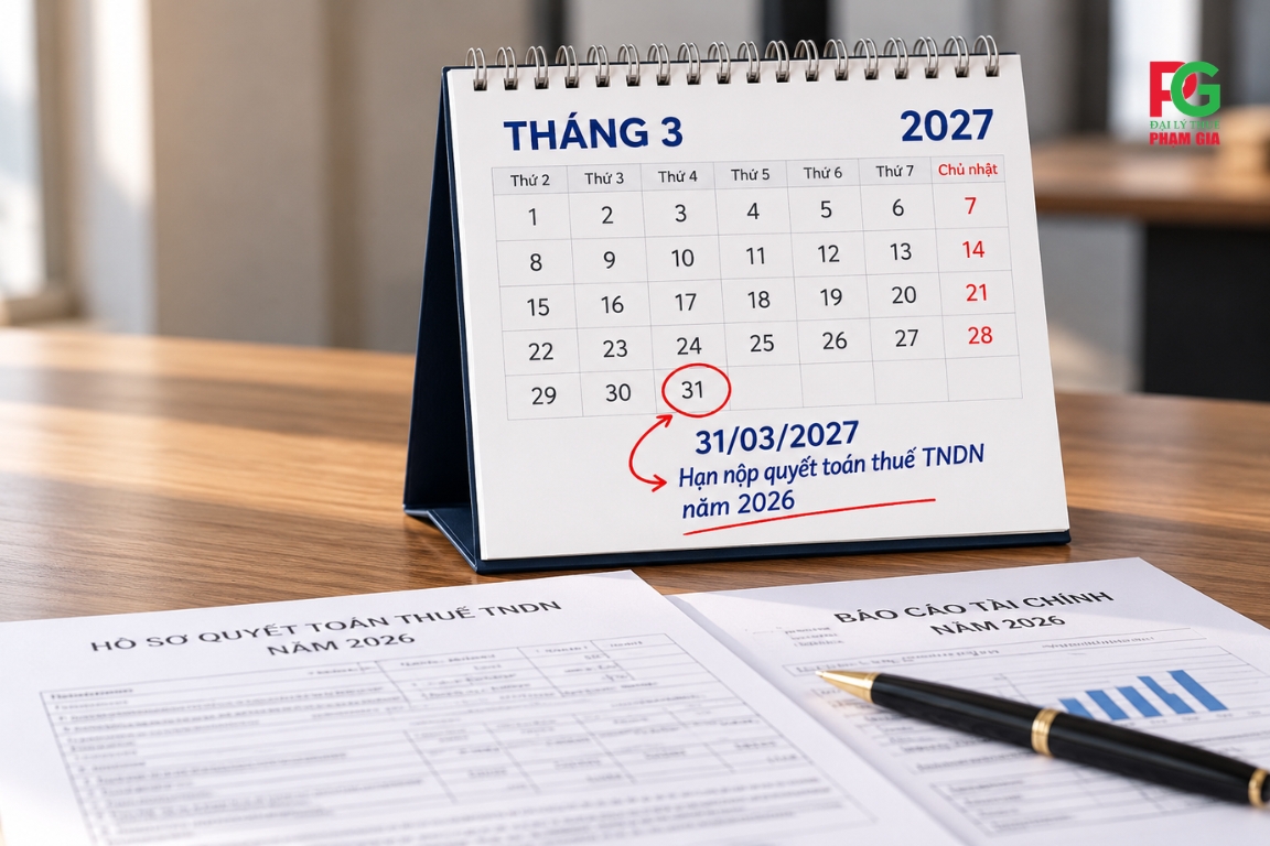 Lịch nộp tờ khai thuế GTGT, TNCN, TNDN