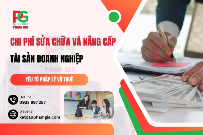 Chi Phí Sửa Chữa Và Nâng Cấp Tài Sản Doanh Nghiệp
