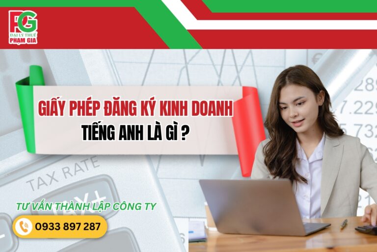 Giấy Phép Đăng Ký Kinh Doanh Tiếng Anh Là Gì