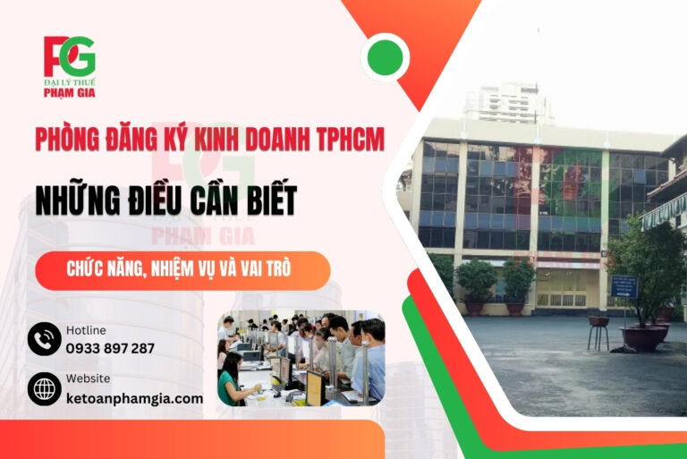 Những Điều Cần Biết Về Phòng Đăng Ký Kinh Doanh TPHCM