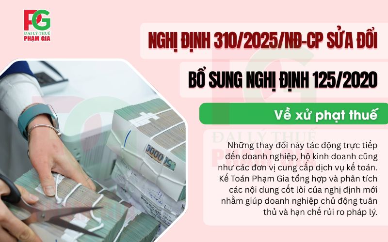 Nghị định 310/2025 sửa đổi Nghị định 125/2020
