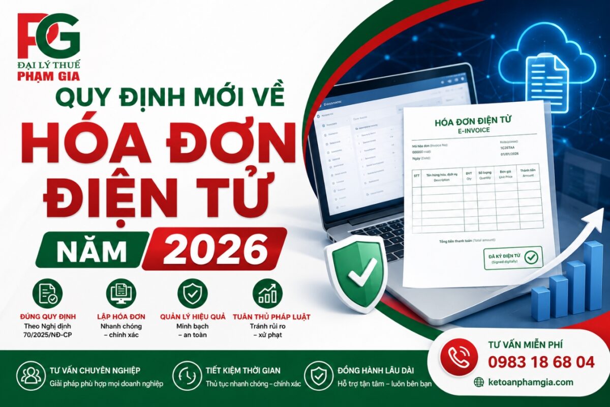 Quy Định Mới Về Hóa Đơn Điện Tử