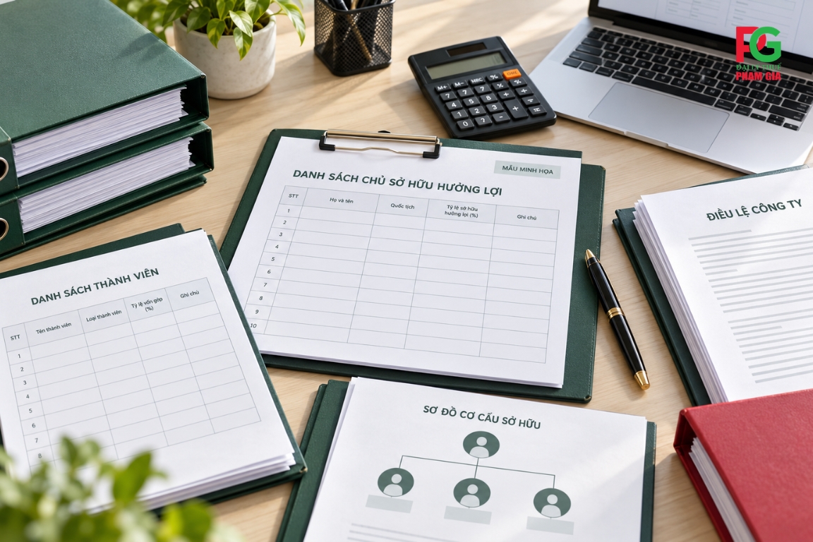 Cách chuẩn bị kê khai chủ sở hữu hưởng lợi